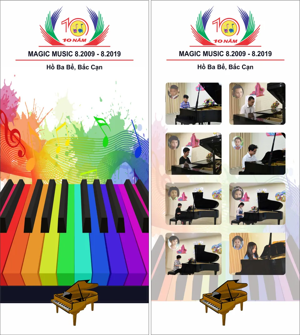Ảnh ghép kỷ niệm 10 năm Lớp Chúng Mình, 2009–2019